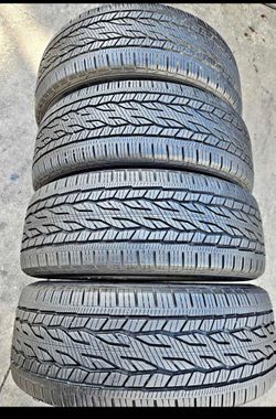 ✅ 255 55 R 20 Continental tires en perfectas condiciones de Vida