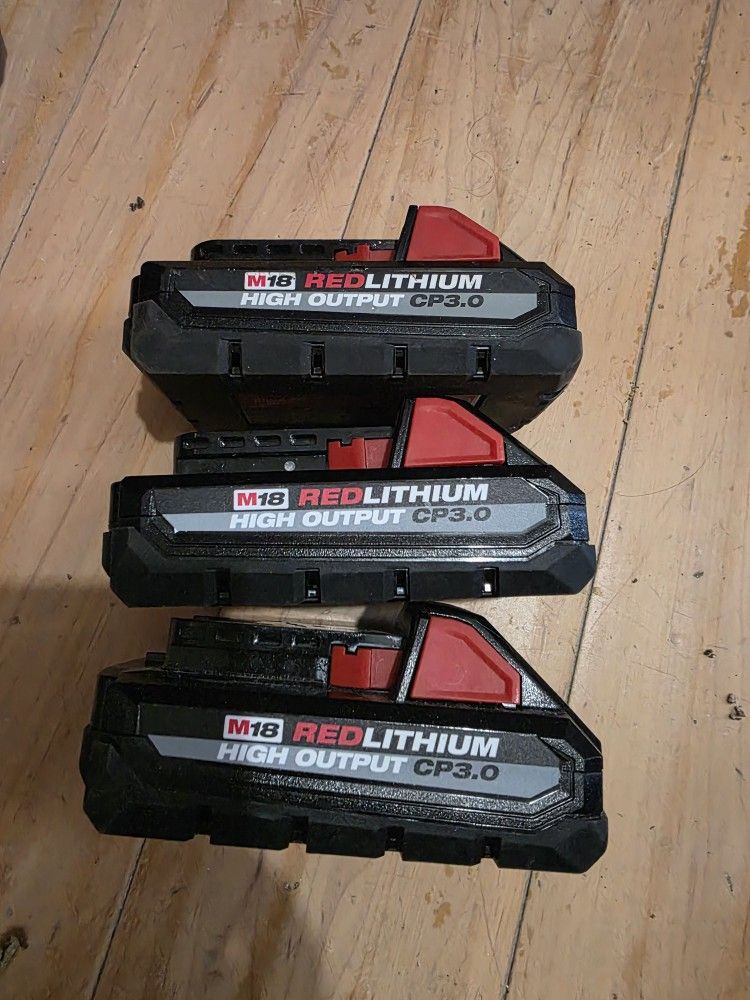 Milwaukee Battery M18 High Out 3.0 (Each)