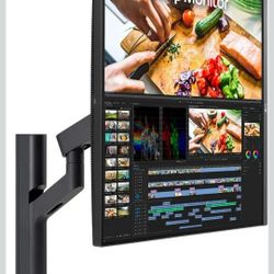 LG 28MQ780-B 28 Inch SDQHD (2560 x 2880) Nano IPS DualUp Monitor with Ergo Stand, DCI-P3 98% (Typ.) with HDR10, USB Type-C (90W PD) - Black