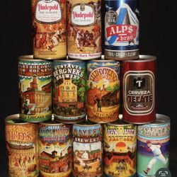1100+  Beer can collection