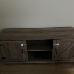 Gray TV Console 
