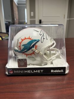 Zack Thomas Signed Mini Helmet
