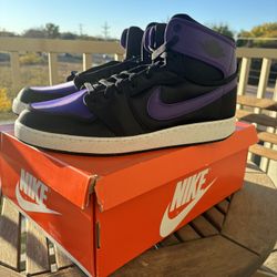 Size 12 - Air Jordan 1 KO High Black Field Purple
