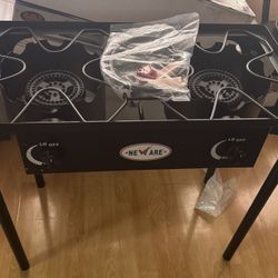 outdoor stove with hose & regulator w/stand $99 brand new
