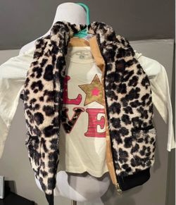 Girls love shirt and vest