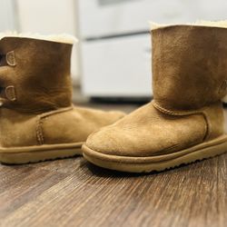 UGG Bailey Bow II Boot (Little Kid/Big Kid) Chestnut