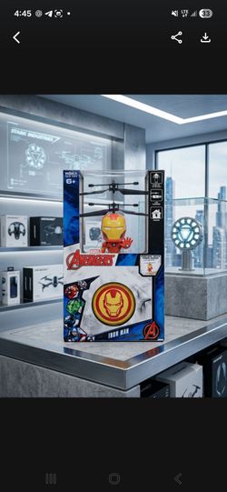 Iron Man Flying UFO Helicopter.