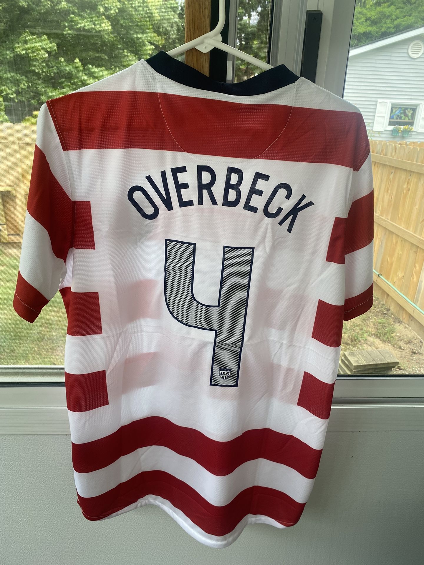 Carla Overbeck Jersey Soccer USA Men Adult USWNT XL New NWT 2012 Waldo NWSL #4