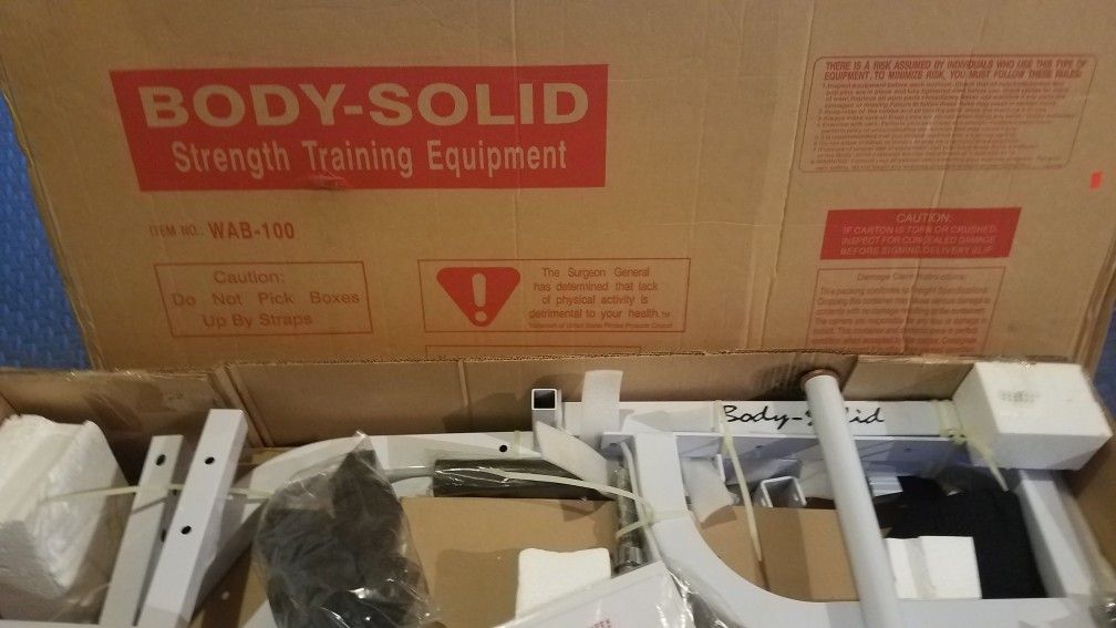 *new Ab crunch machine gym quality "body solid"