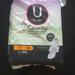 U By Kotex, Max Pads With Wings. 
