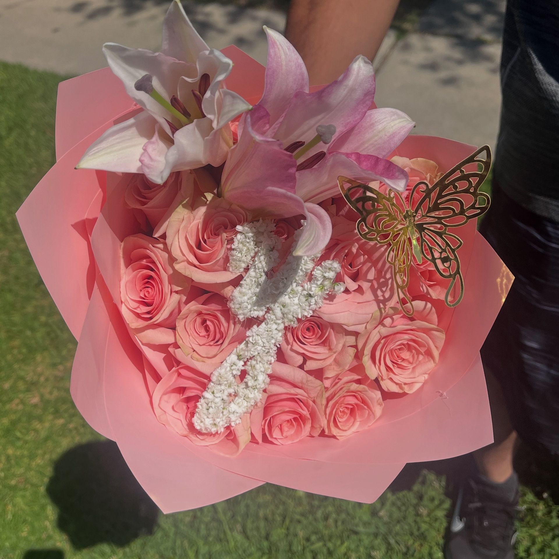 Pink Lily Bouquet