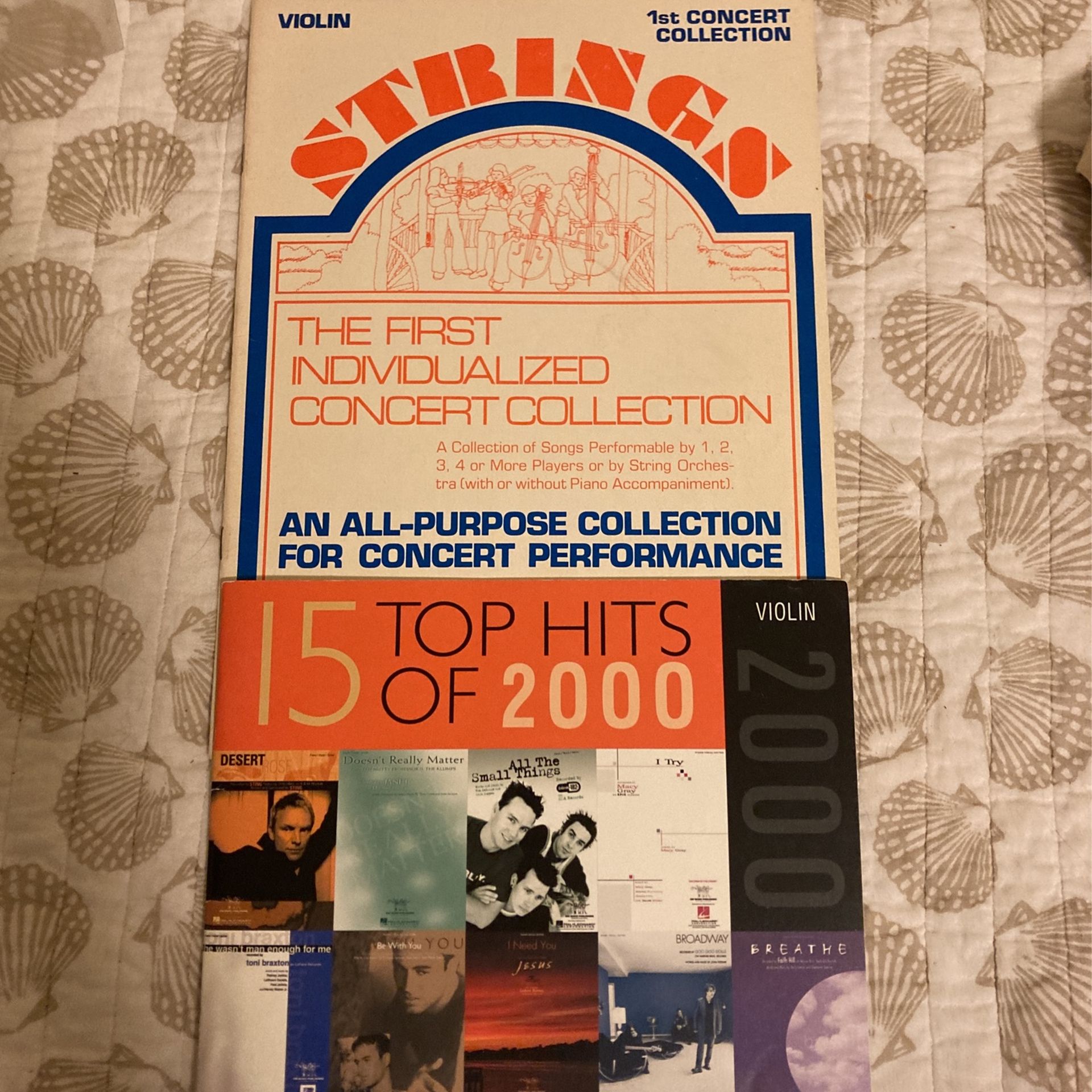 2 Violin Music Books 