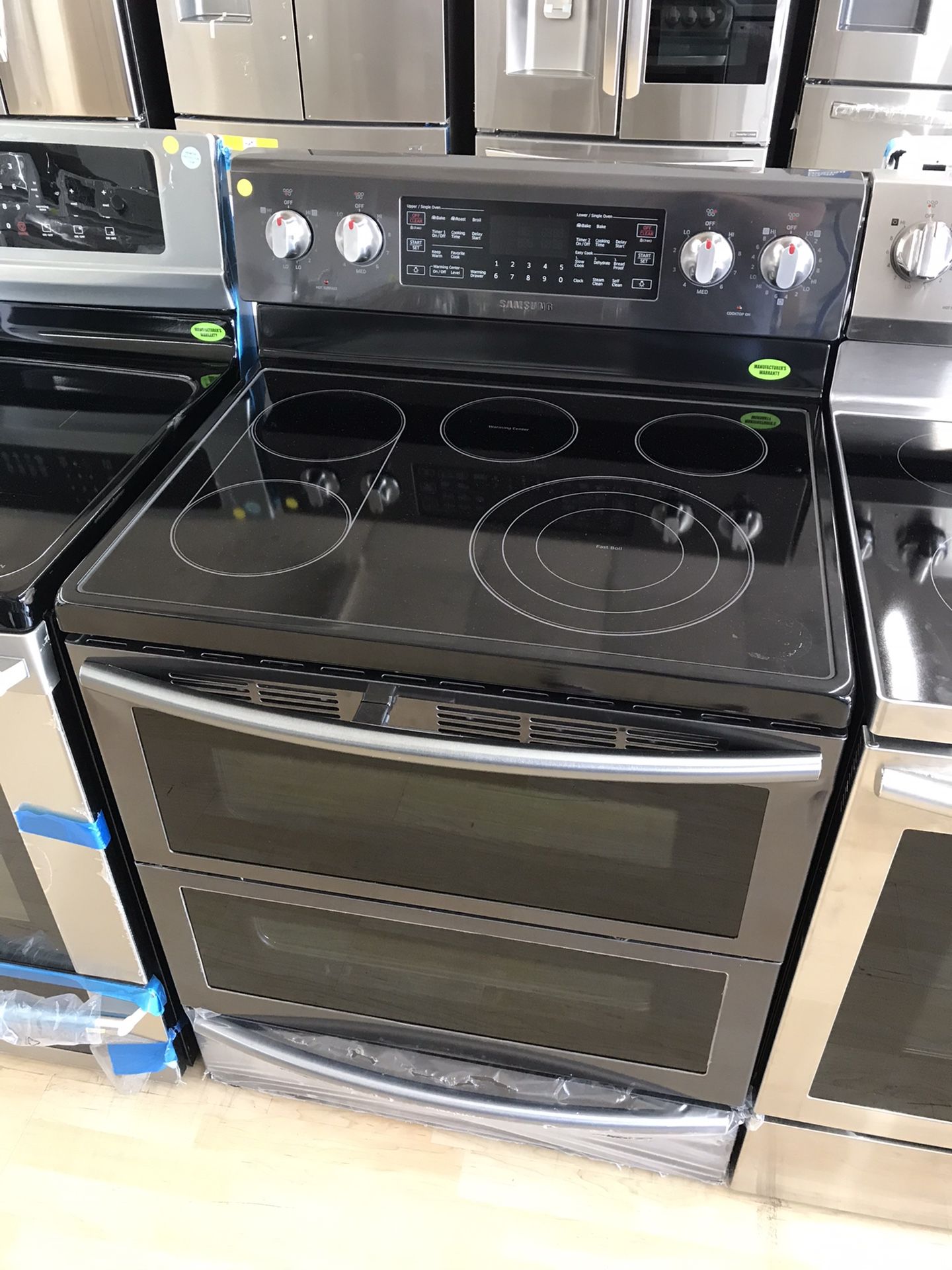 Brand new black stainless steel electric stove