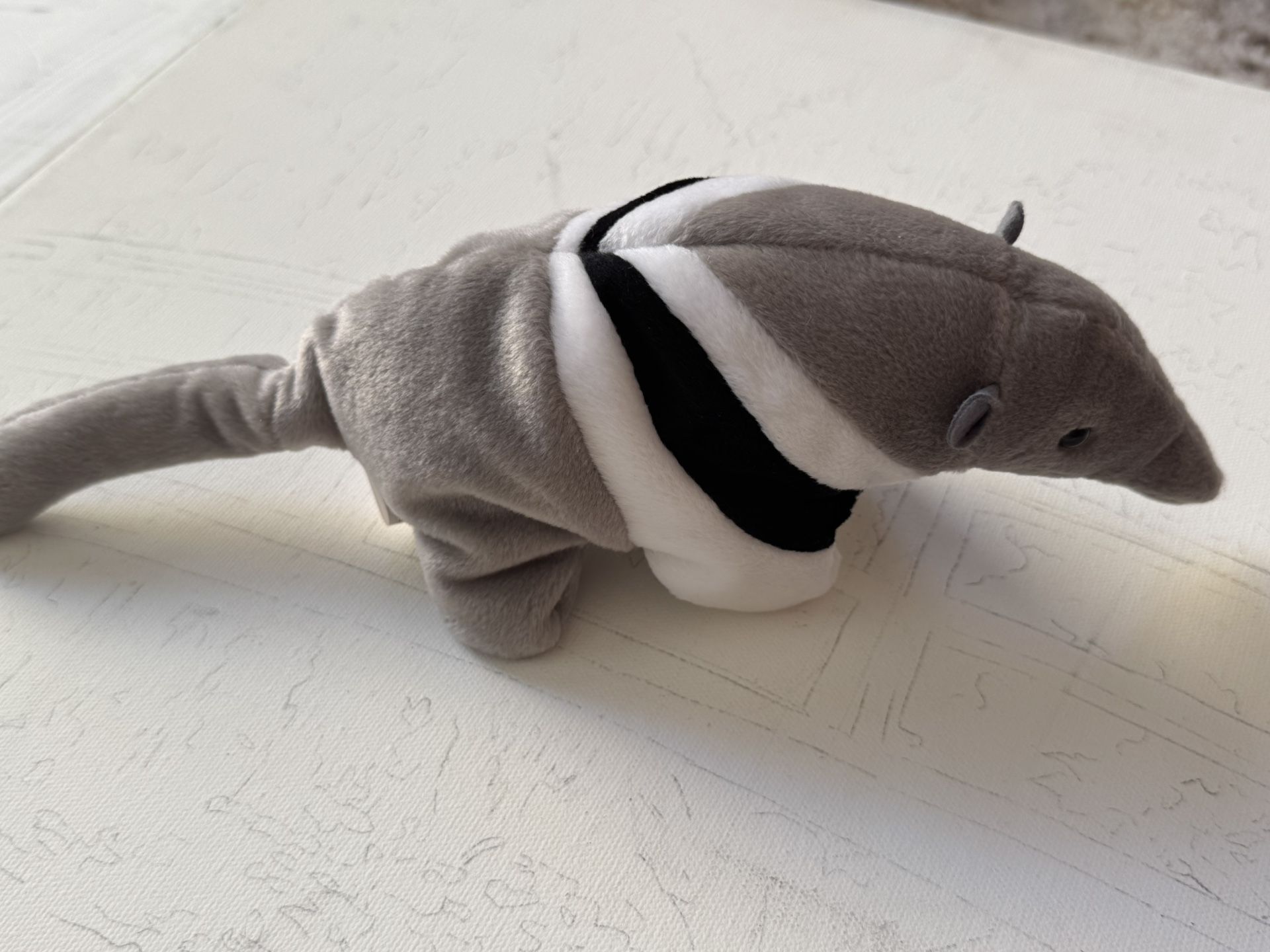 Ty Beanie Baby Ants the Anteater Dog Born 11/7/1997 P.E. Pellets Retired