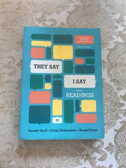 They Say, I Say with Readings Textbook