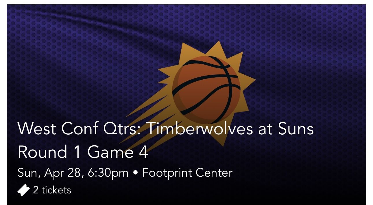 Phoenix Suns playoff Tickets 