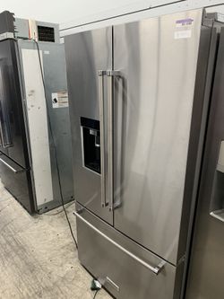 Kitchen aid French door in stainless steel counter depth