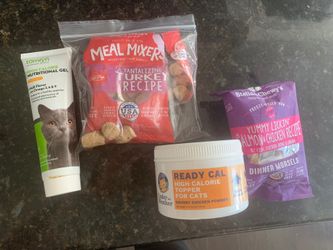 Cat Nutrical , Stella & Chewy Freeze Dried Turkey + Salmon& Chicken, Ready Cal High Calorie Topper