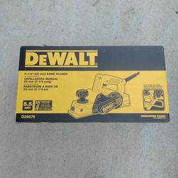 DeWalt Planer New 