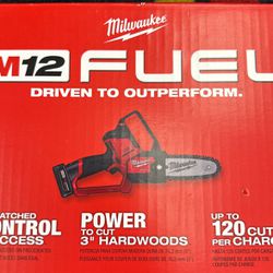 Milwaukee M12 6” Pruning Saw Kit NEW IN BOX