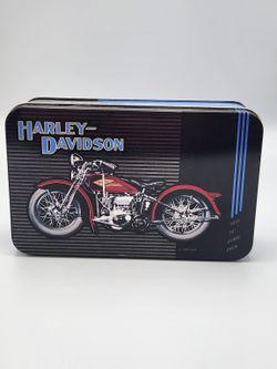 Harley-Davidson Historical Playing Cards 1(contact info removed) Collectible Tin Deck New - D5
