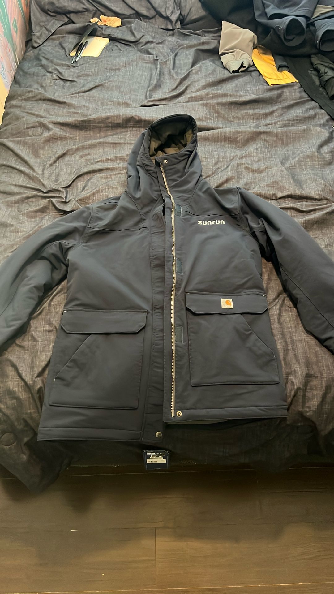 Navy Blue Women’s Rain Jacket, Medium