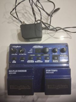Digitech jamming pedal with wall plug