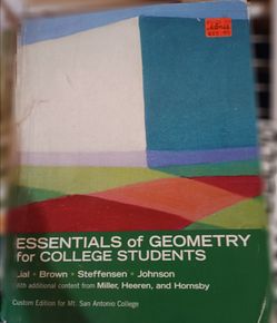Essentials of geometry for college students