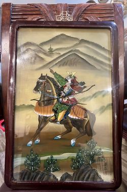CHINESE WARRIOR ON HORSEBACK