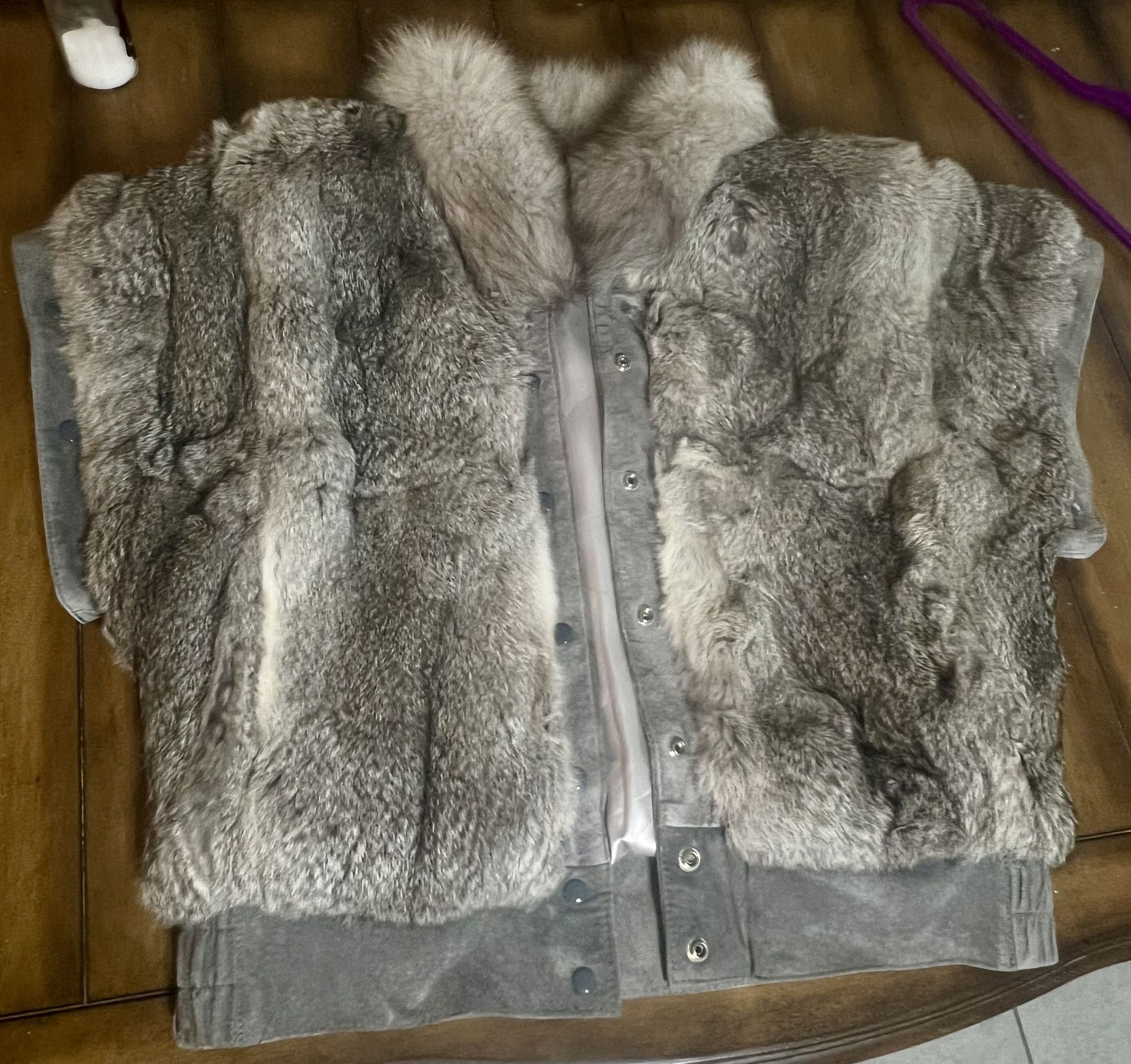 Beautiful Real Rabbit Fur Excellent Condition 