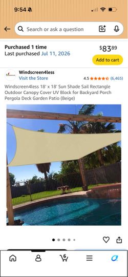 18’x18’ Canopy