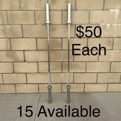 5ft Olympic Barbell for Strength Training, 2 Inch Bar for Squats, Curls, Deadlifts, Presses, Hip Thrusts