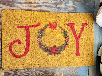 New Christmas door mat