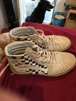 Vans checkered flames