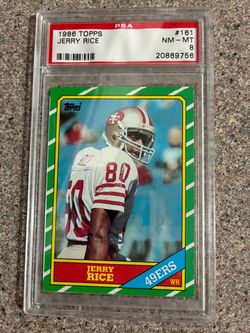 1986 Topps Jerry Rice #161 PSA 8 NM-MT