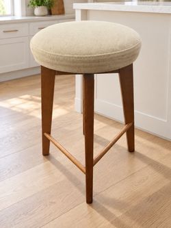 Upholstered Wood Bar Stools