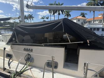 BOAT BIMINI CANVAS AND FRAME