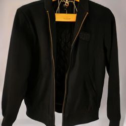 Obey x Suicidal Tendencies Jacket Black Wool Blend Men's Small Quilted Liner

