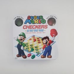 Nintendo Super Mario Checkers & Tic-Tac-Toe Collector's Game