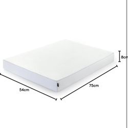 Memory Foam Mattress, Full Size 8 Inch With Bed Frame 