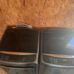 LG wash and dryer set