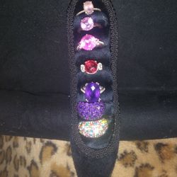 Dazzling 💍 Jeweled Rings Size 8