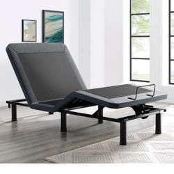 Twin XL Adjustable Bed Frame with Wireless Remote, Electric Bed, Zero Gravity Bed, Head and Foot Incline, Adjustable Leg Heights Bed Bas