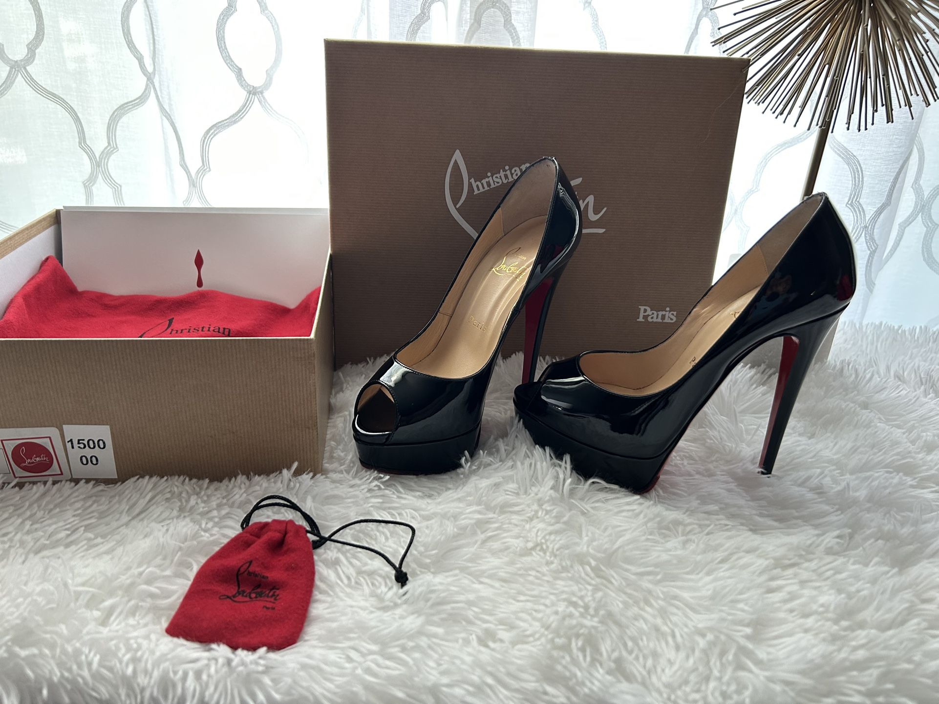 Christian Louboutin Lady Peeps Shoes