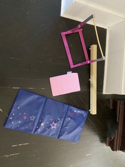 American girl gymnastics set