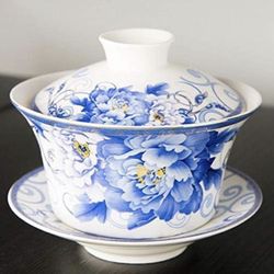 Beautiful Traditional Chinese Gaiwan/Tea Cup with Saucer and Lid