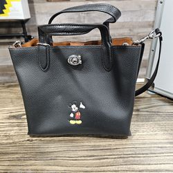 Disney x Coach collab Willow Tote Bag 24 / Mickey Mouse CQ794 LHBLC