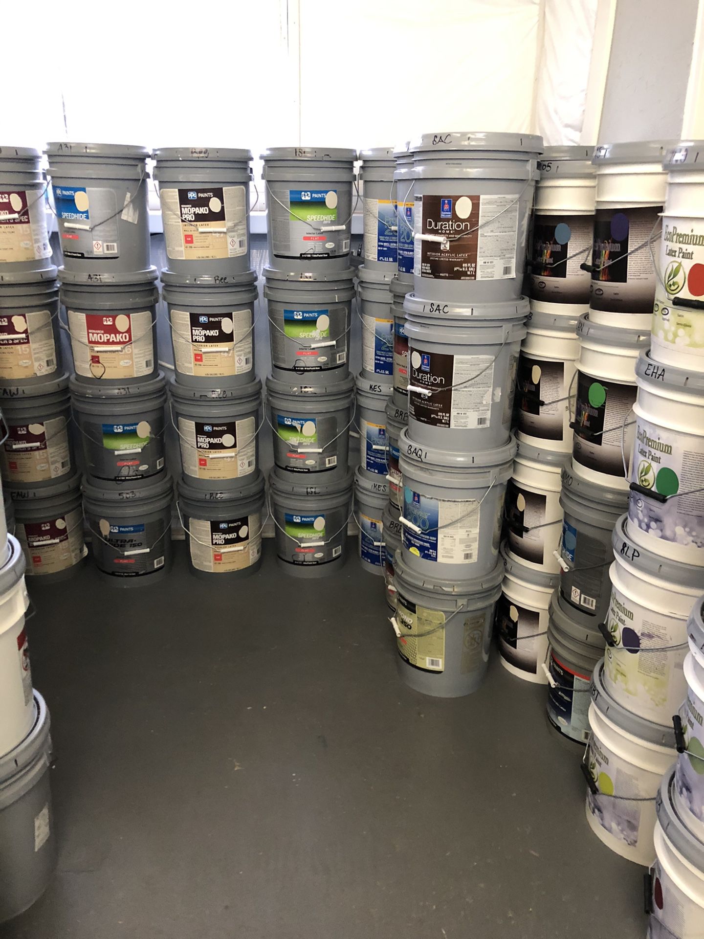 5 Gallon Buckets of Interior Paint for Sale