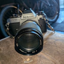 Nikon FG-20 Camera w/ Lens and Strap 