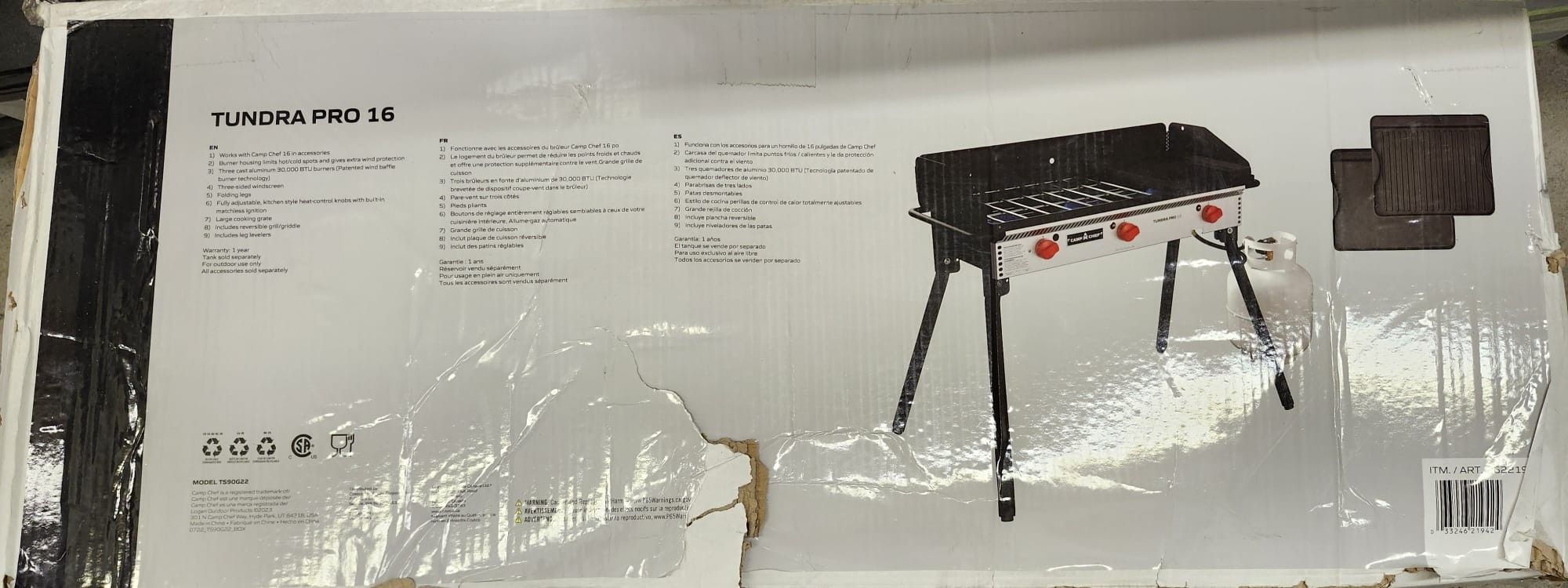 3 Burner Stove Tundra Pro 16